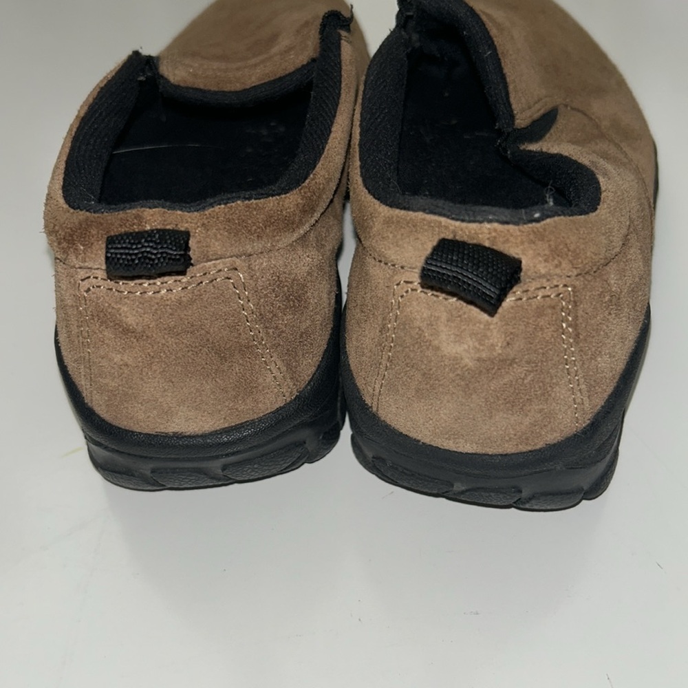 Lands end men’s brown suede size 8 slip on shoes - Picture 3 of 6